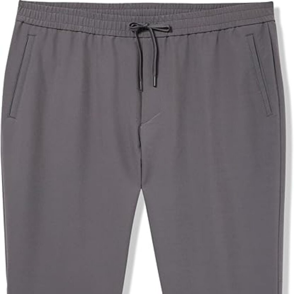 NWT 42R BOSS Men’s Tapered-Fit Chinos – Easy-Iron Four-Way Stretch Gray